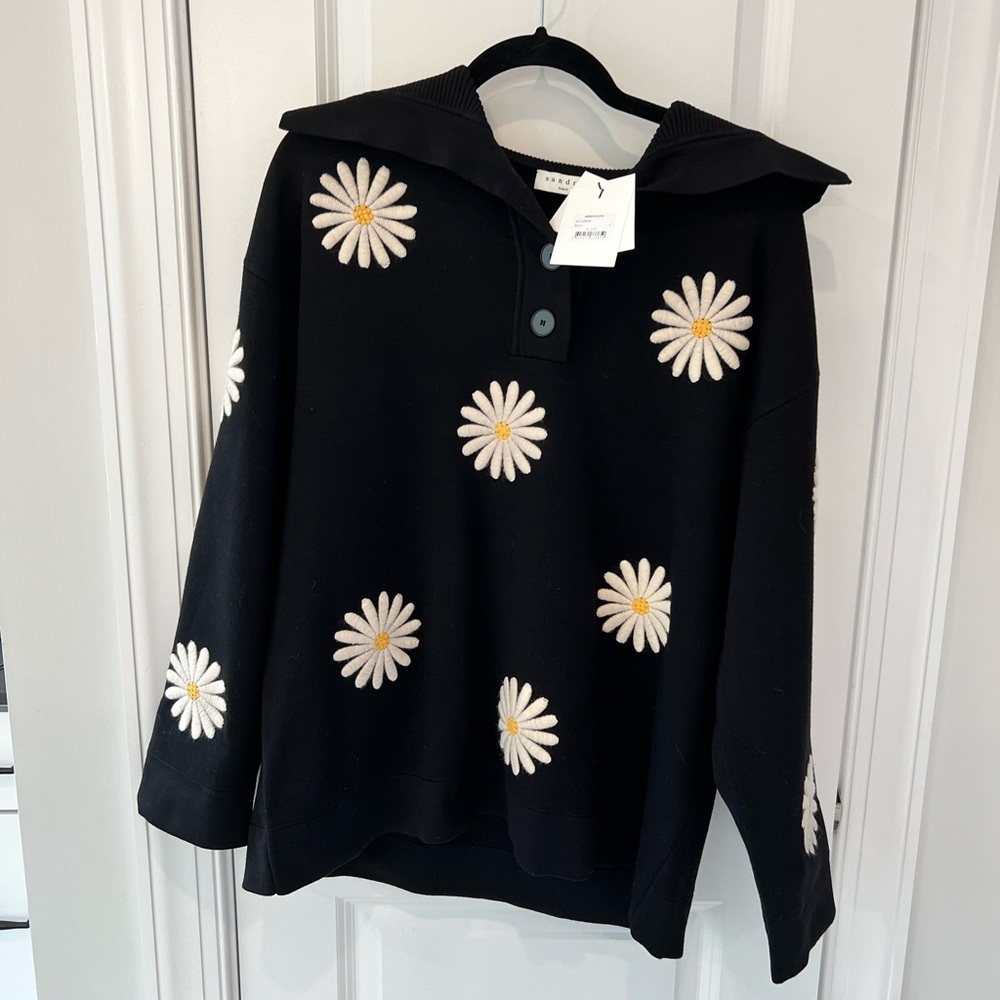 Sandro Paris Daisy Sweater NWT size “3” equivalent to a medium-large